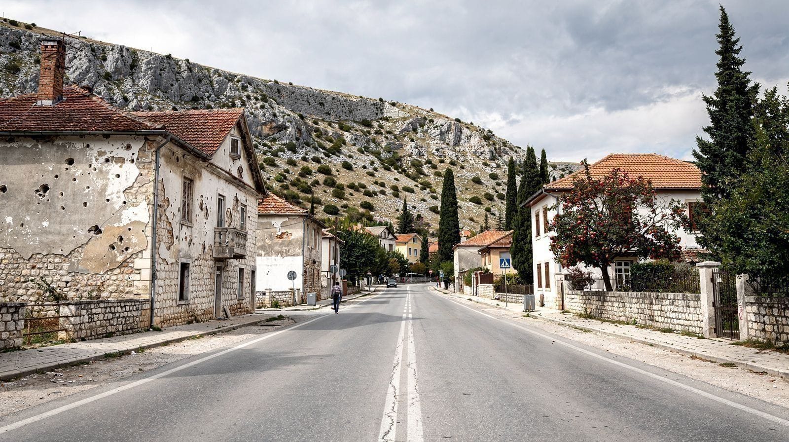 The Avenue That Still Divides Mostar