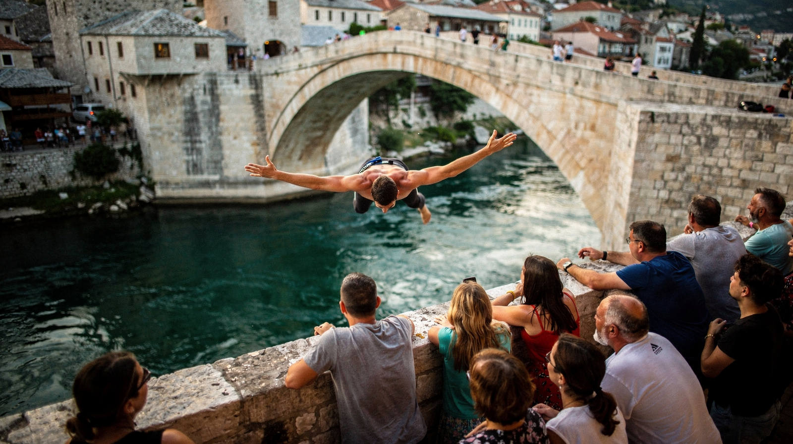 The Men Who Jump for Tourists