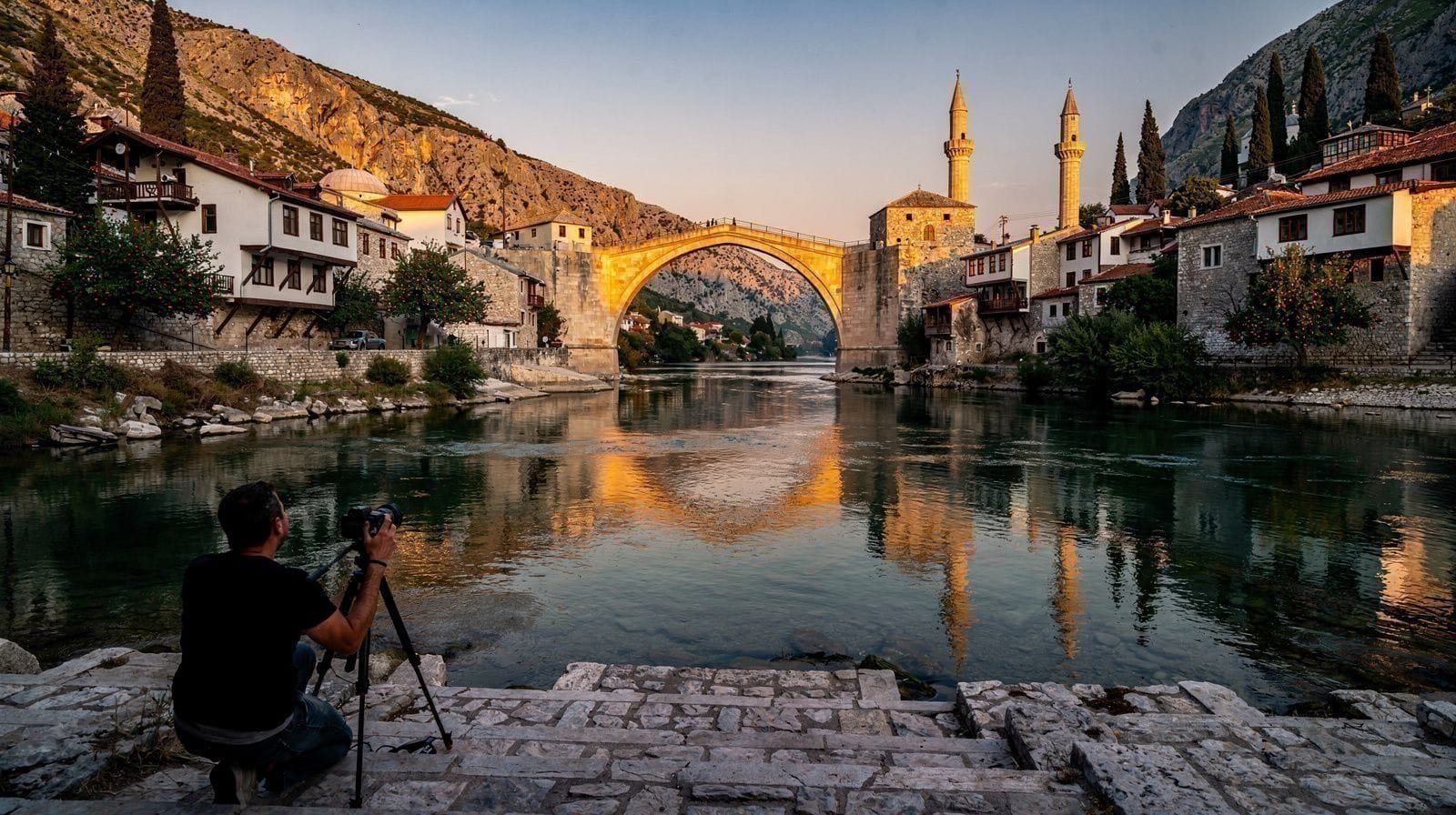 Photographing Mostar at Sunrise and Sunset: When to Show Up
